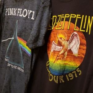 Band Shirt Bundle Led Zeppelin Pink Floyd